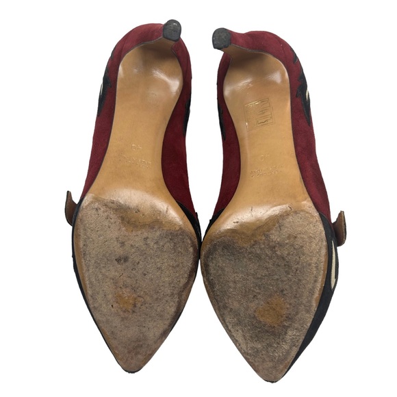 Isabel Marant Kylie Suede Flower Applique Heels *Read* - Picture 8 of 14